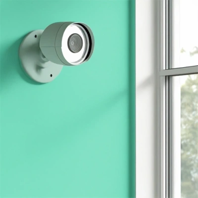 Wausau vivint camera facing a window